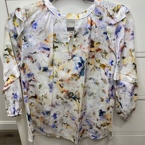 Anthro Dolan Left Coast Araminta Ruffled Top